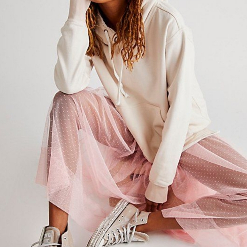 FREE PEOPLE | WE THE FREE ZUMA HOODIE XS Cream/Beige